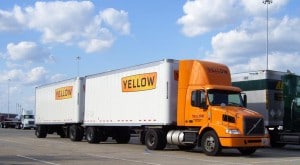 Yellow Truck Freight Shipper